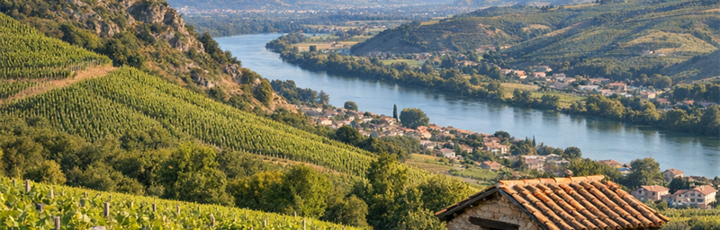 Photo« AOC » della regione Valle del Rodano in Francia