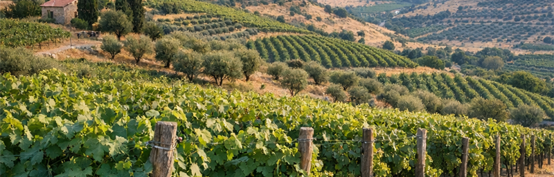 Kuva alueen Luoteis Jordanie Viinit