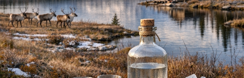 Bild av Vodka från Finlande i regionen Laponie
