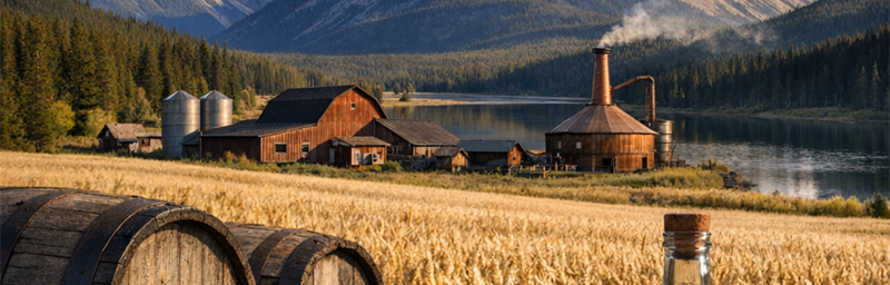 Imagem dos Uísque de Canada da região Alberta