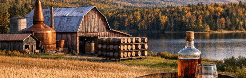 Imagem dos Uísque de Canada da região Quebeque