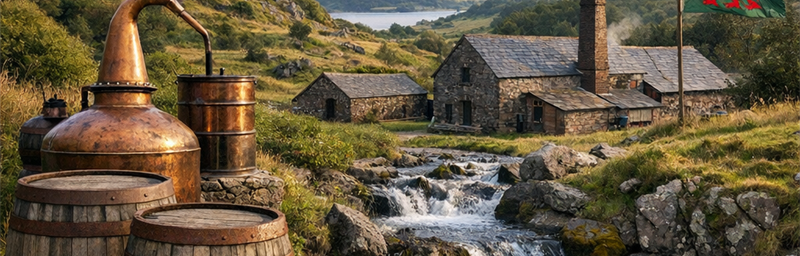 Imagem dos Uísque de Pays de Galles da região Dyfed