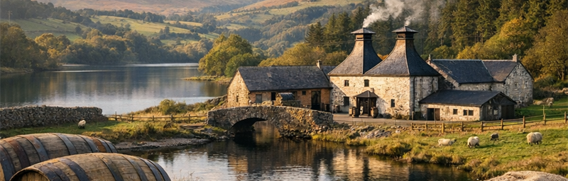 Imagem dos Uísque de Pays de Galles da região South Wales
