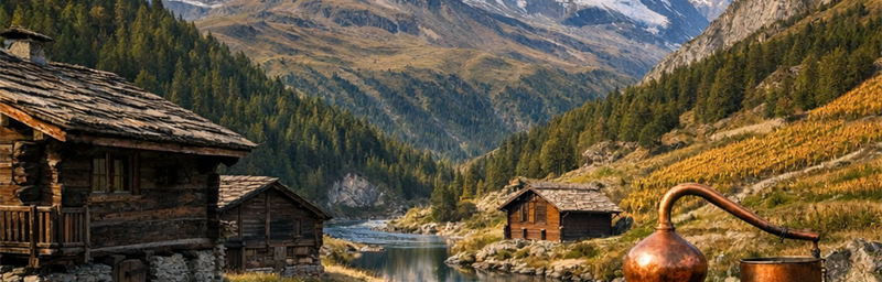 Image des Whisky de Suisse de la région Valais