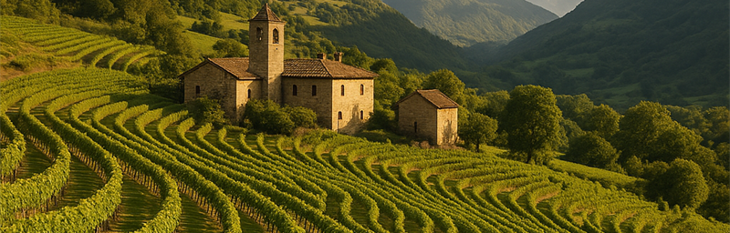 Bild av Viner från Italie i regionen Aostadalen