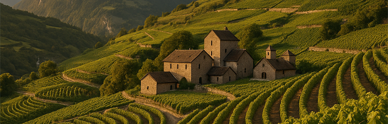 Bild av Viner från Suisse i regionen Valais