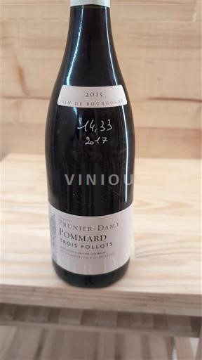 Burgundy Pommard Domaine Prunier-Damy Trois Follots 2015