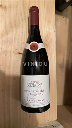 Vin Vosne-romanée Domaine Bertagna - Les Beaux Monts - 2023 - Avis