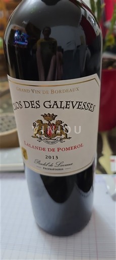 Bordeaux Lalande-de-pomerol Clos des Galevesses 2013