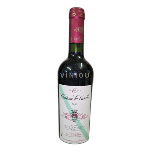 Bordéus Blaye-Côtes-de-Bordéus Château La Carelle 2009
