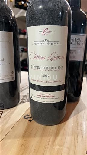Bordeaux Côtes-de-bourg Château Landreau 2009