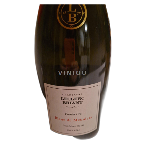 Champagne Leclerc Briant Premier Cru Blanc de Meuniers 2016