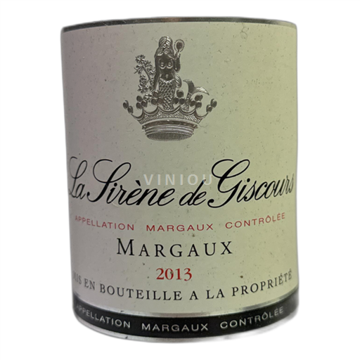 Bordeaux Margaux Giscours La Sirène de Giscours 2013