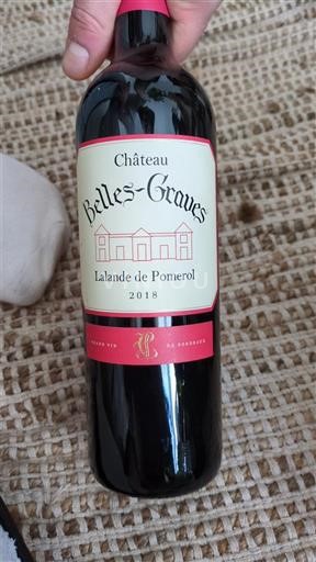Bordeaux Lalande-de-Pomerol Château Belles-Graves 2018