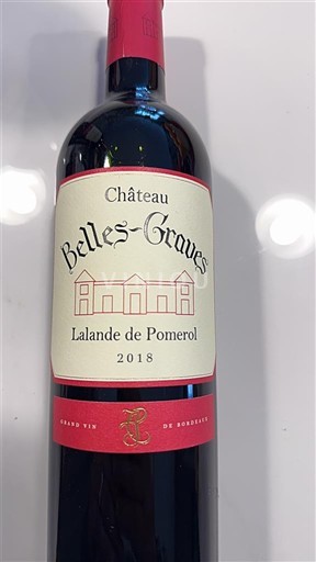 Bordeaux Lalande-de-Pomerol Château Belles-Graves 2018