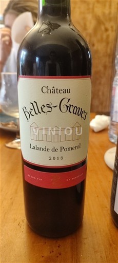 Bordeaux Lalande-de-Pomerol Château Belles-Graves 2018