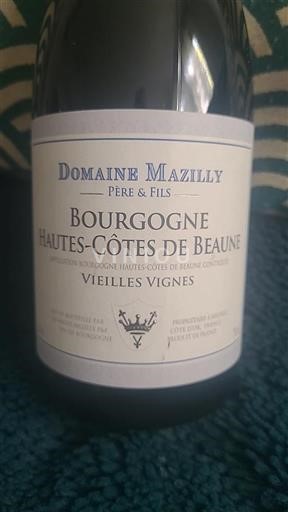 Borgoña Hautes Côtes de Beaune Domaine Mazilly Vieilles Vignes Sin añada