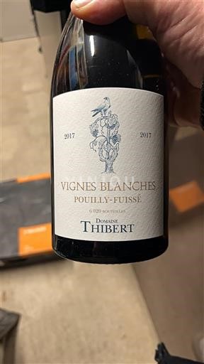 Burgundy Pouilly-Fuissé Domaine THIBERT Vignes Blanches 2017
