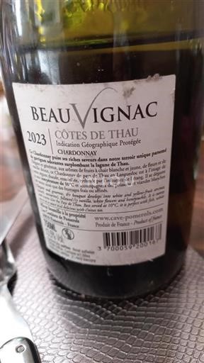 Languedoc-Roussillon Côtes de Thau Beauvignac 2023