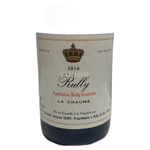 Burgundija Rully Domaine Jacques Dury La Chaume 2016