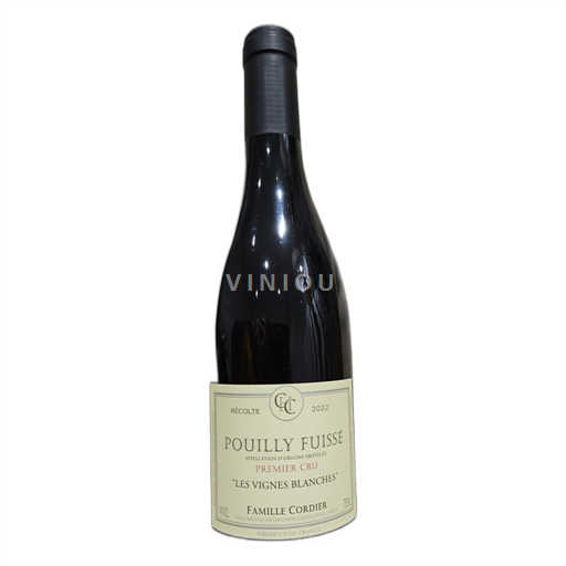 Bourgogne Pouilly-fuissé Famille Cordier Les Vignes Blanches 2022