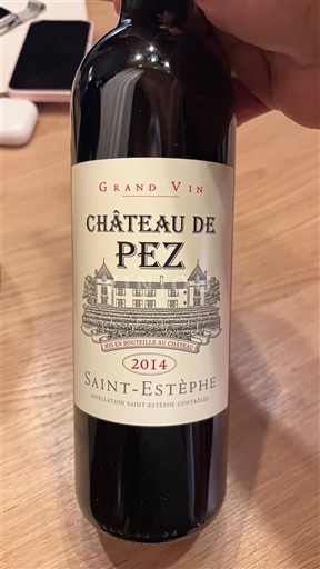 Bordeaux Saint-Estèphe Château de Pez 2014