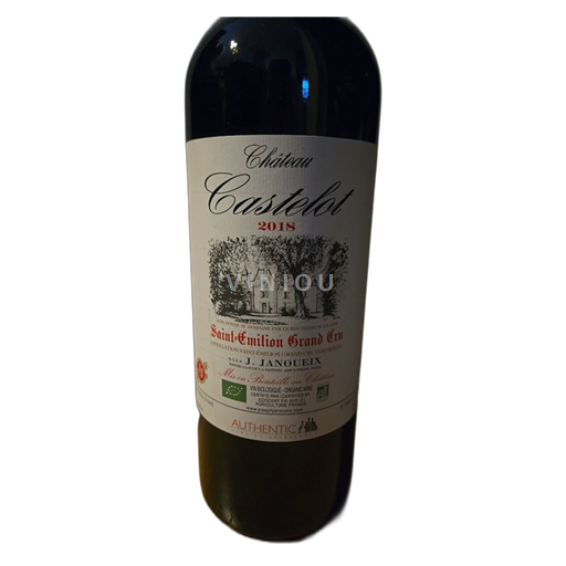 Bordéus Saint-Émilion Grand Cru Château Castelet 2018