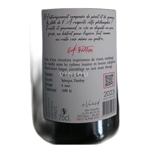 Jura Unspecified Le Vinbde l'A SA L'A-Tradition 2023