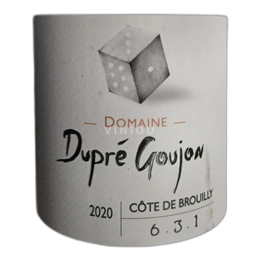 Beaujolais Côte-de-brouilly Domaine Dupré Goujon 6.3.1 2020