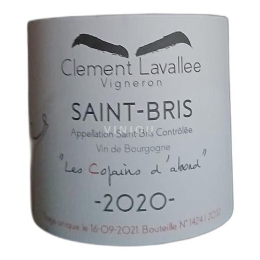 Bourgogne Saint-Bris Clément Lavallée Les Copains d'abord 2020