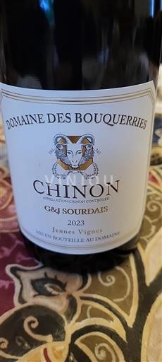 Loirevallei Chinon Domaine des Bouquerries Jeunes Vignes 2023
