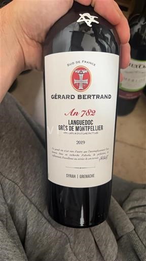 Languedoque Grés de Montpellier Gérard Bertrand An 782 2019