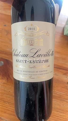 Bordeaux Saint-Estèphe Château Lavillotte 2014