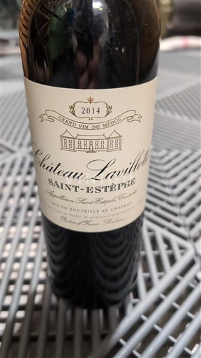 Bordeaux Saint-Estèphe Château Lavillotte 2014