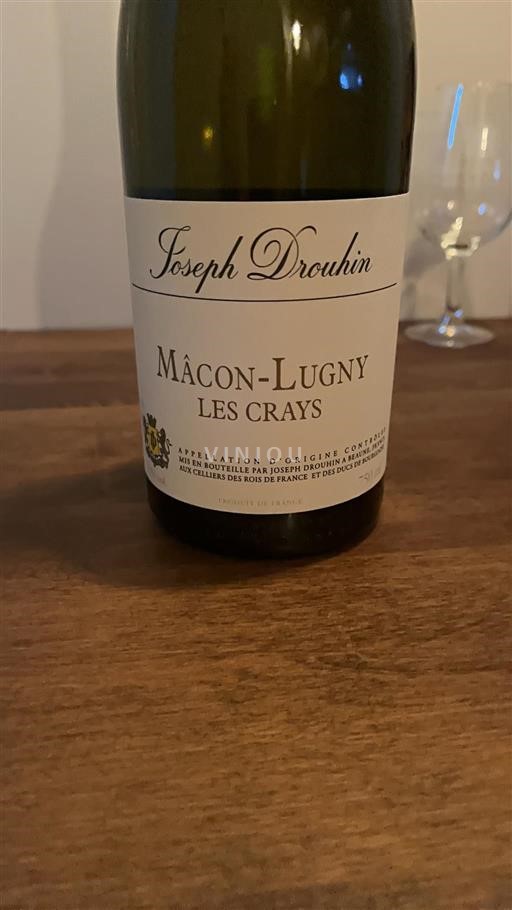Burgundy Mâcon and Mâcon-Villages Joseph Drouhin Les Crays 2022