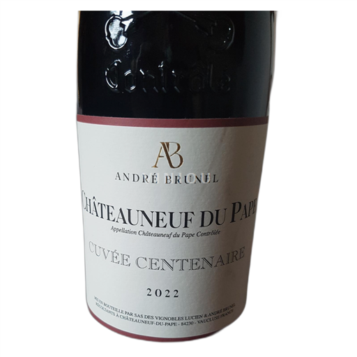 Rona dolina Châteauneuf-du-Pape André Brunel Centenaire 2022