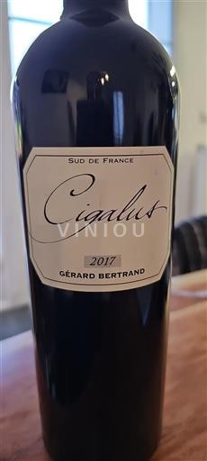 Languedoc-Roussillon Pays d'Oc gerard Bertrand cigalus 2017