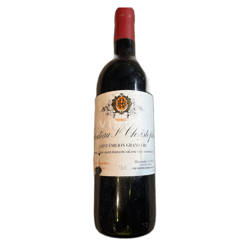 Bordeaux Saint-Émilion Grand Cru Château St. Christophe 1980