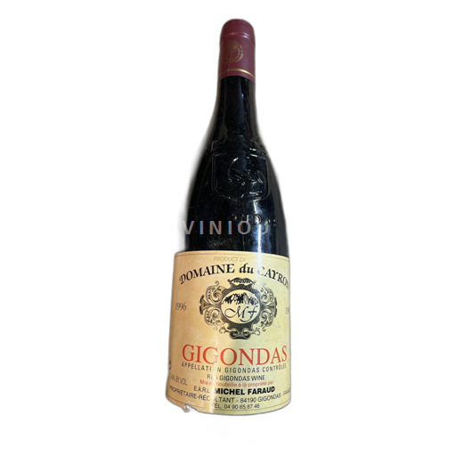 Rhônen laakso Gigondas Domaine du Cayron 1996