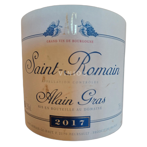 Borgogna Saint-Romain Alain Gras 2017