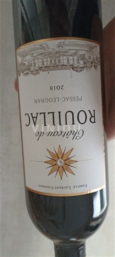 Bordeaux Pessac-Léognan Château de Rouillac 2018