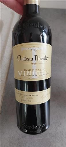 Bordéus Château Thieuley 2005