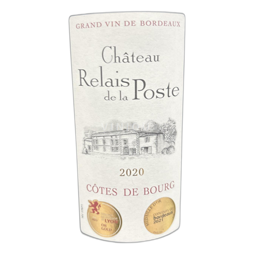 Bordeaux Côtes de Bourg Relais de la Poste 2020