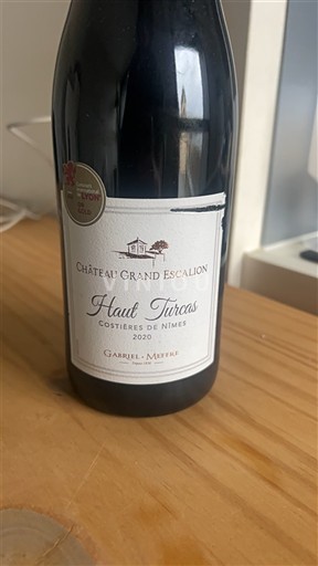 Rhônetal Costières de Nîmes Château Grand Escalion Haut Turcas 2020