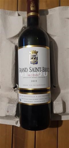 Bordeaux Médoc Grand Saint Brice 2015