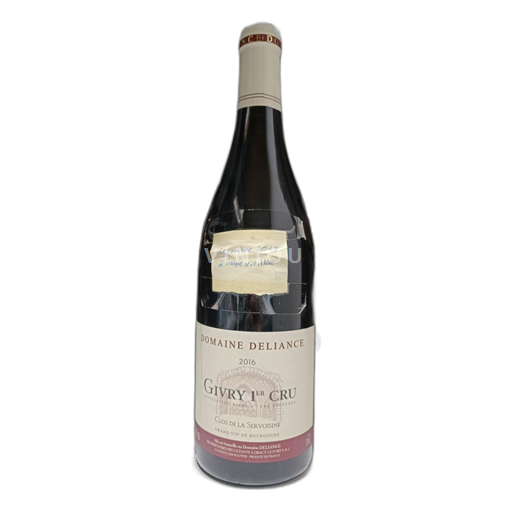 Burgundsko Nespecifikováno Domaine Deliance Clos de la Servoisine 2016