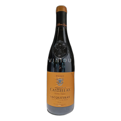 Rona dolina Vacqueyras Les Hauts de Castellas Vieilles Vignes 2018