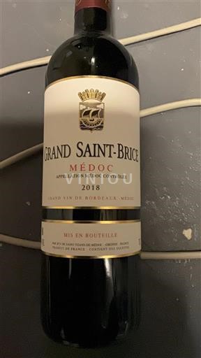 Bordeaux Médoc Grand Saint Brice 2018