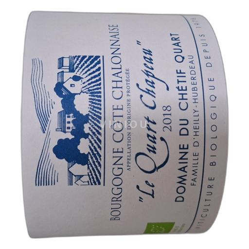 Burgundi Bourgogne Côte Chalonnaise Domaine du Chétif Quart Le Quart Chapeau 2018