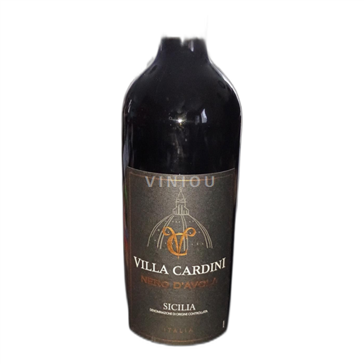 Vin Rouge sec Nero d'Avola Villa Cardini 2023 Italie Sicile DOCG